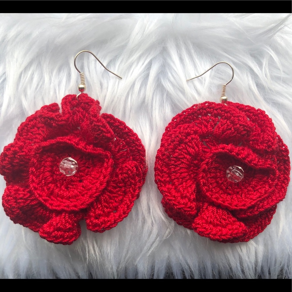 Flower Crochet earrings
